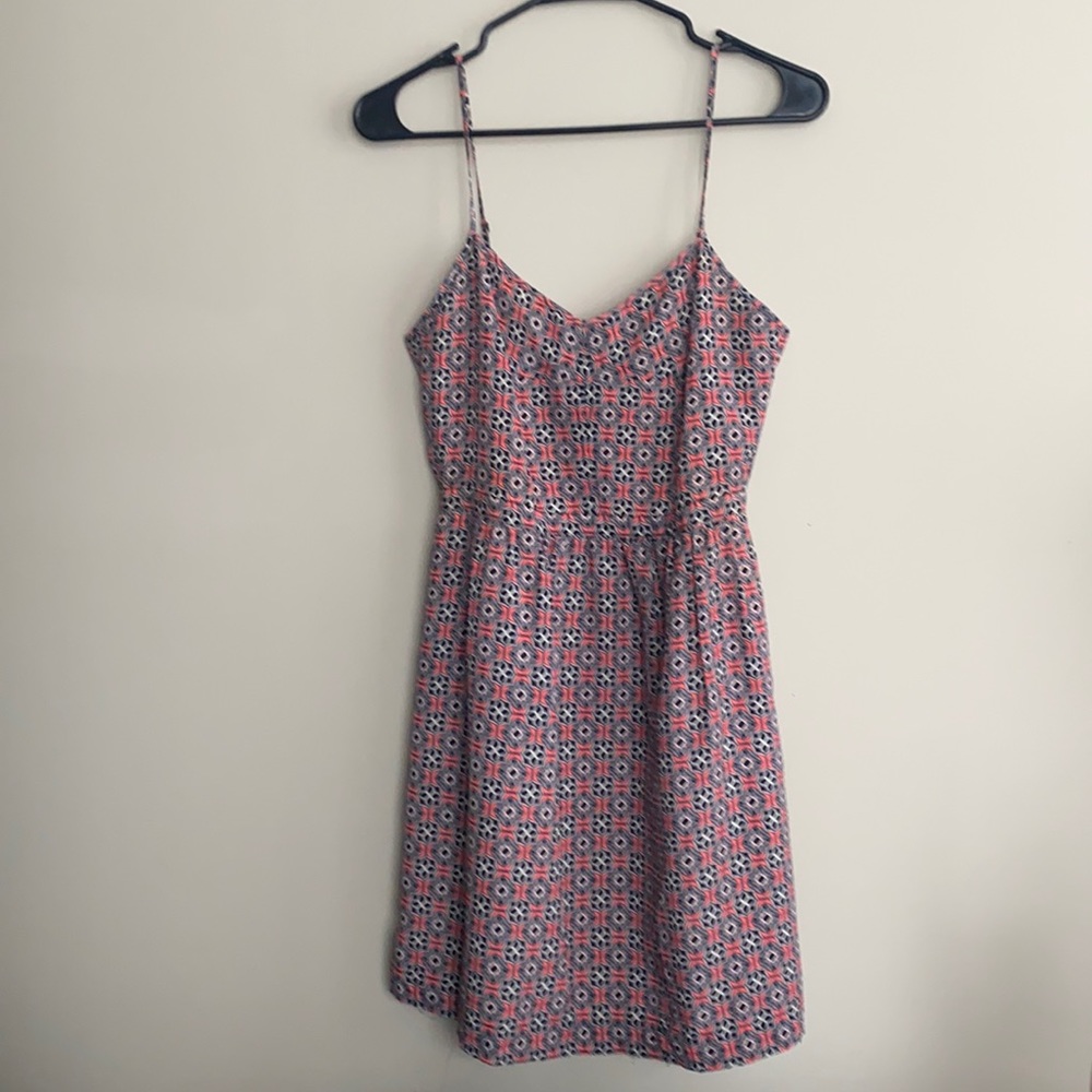 J. Crew patterned dress. Size 2
